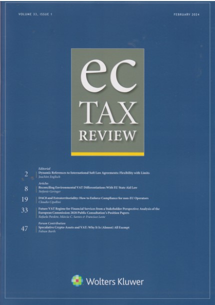EC Tax Review: Volume 33, Issue 1, February, 2024