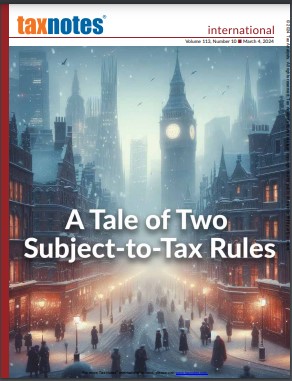 Tax Notes International: Volume 113, Number 10, Mar 4, 2024