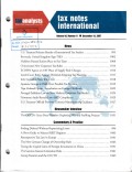 Tax Notes International: Volume 48, Number 11, December 10, 2007