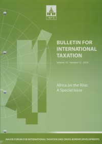 Bulletin for International Taxation Vol. 70 No. 12 - 2016