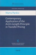 Contemporary Application of the Arm’s Length Principle in Transfer Pricing