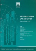 International VAT Monitor Vol. 25 No. 5 - 2014