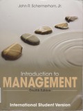 Introduction to Management 12th Edition International Student Version