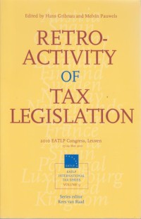 Retroactivity of Tax Legislation