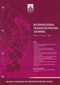 International Transfer Pricing Journal Vol. 27 No. 4 - 2020