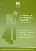 Bulletin for International Taxation Vol. 71 No. 10 - 2017