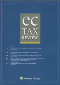 EC Tax Review: Volume 33, Issue 1, February, 2024