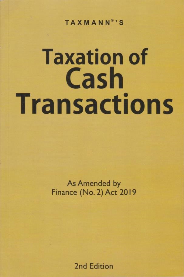 Taxation of Cash Transactions 2nd Edition