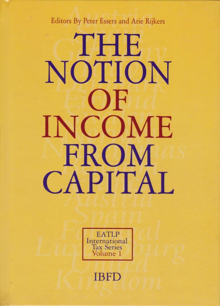 The Notion of Income from Capital