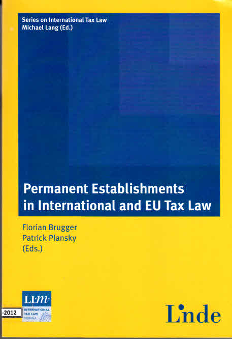 Cover Permanent Establishments in Intenational and EU Tax Law