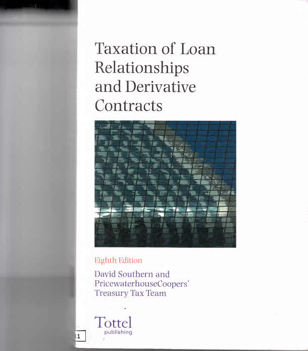 Cover Taxation of loan relationships and derivative contracts