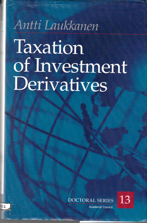 Cover Taxation of Investment Derivatives