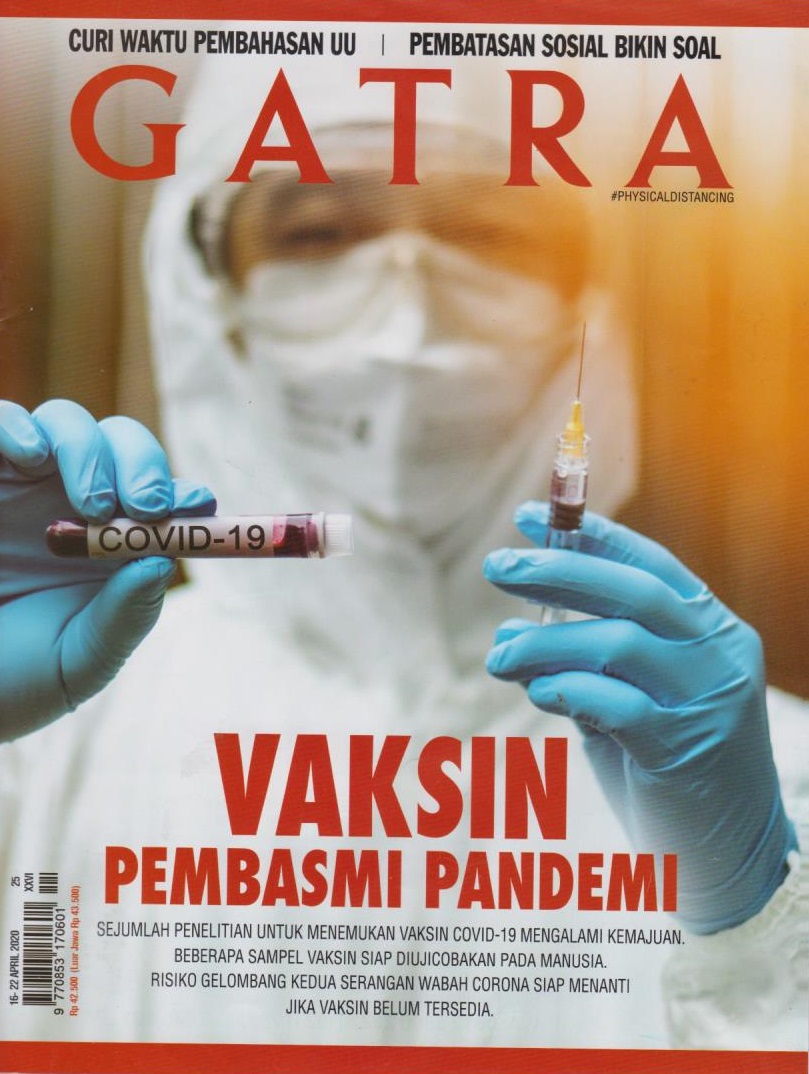 Cover Gatra XXVI 26, 16 - 22 April 2020