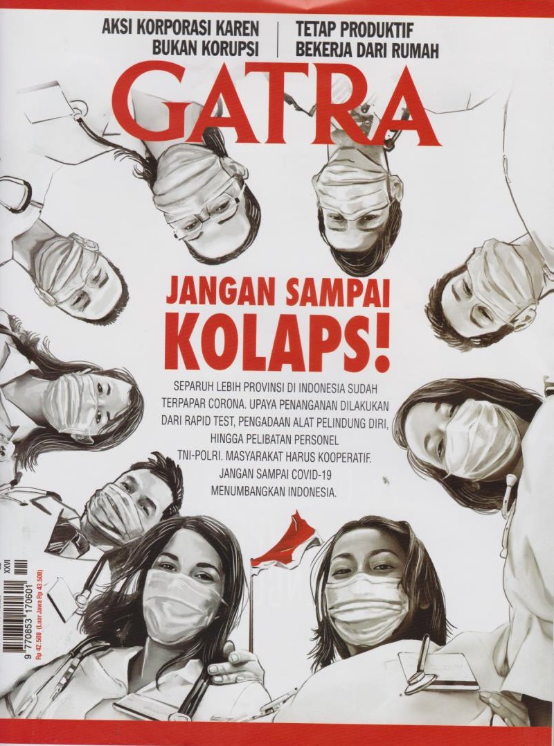 Cover Gatra XXVI 22, 26 Maret - 1 April 2020