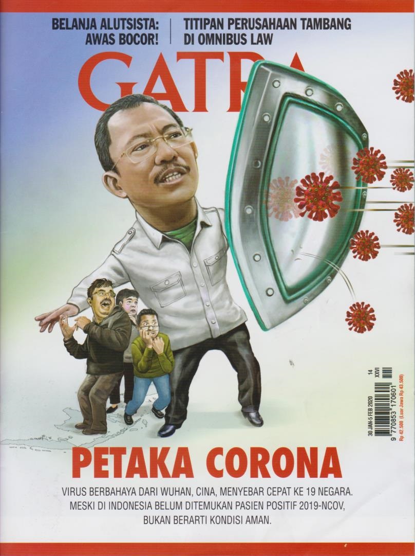 Cover Gatra XXVI 14, 30 Januari - 5 Februari 2020