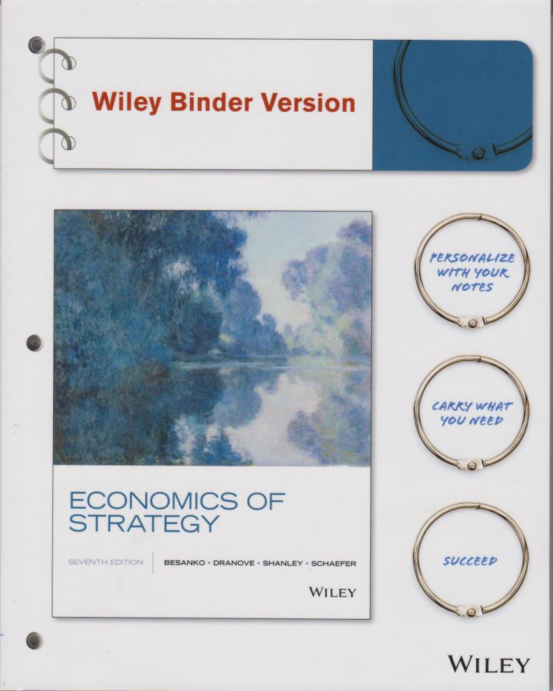 Cover Economics of Strategy Seventh Edition