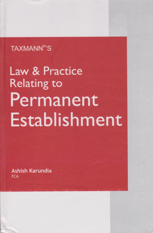 Cover Law & Practice Relating to Permanent Establishment