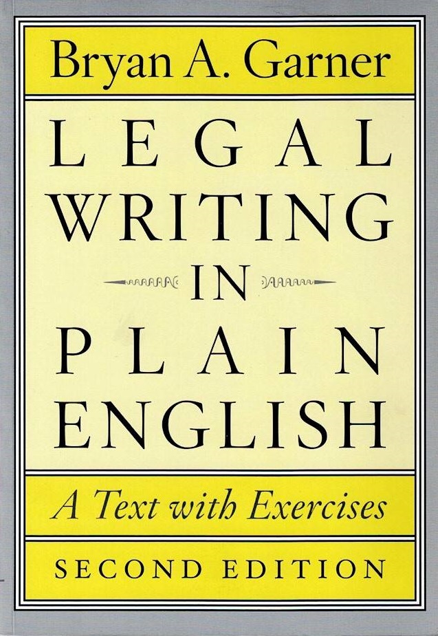Cover Legal Writing in Plain English, Second Edition: A Text with Exercises