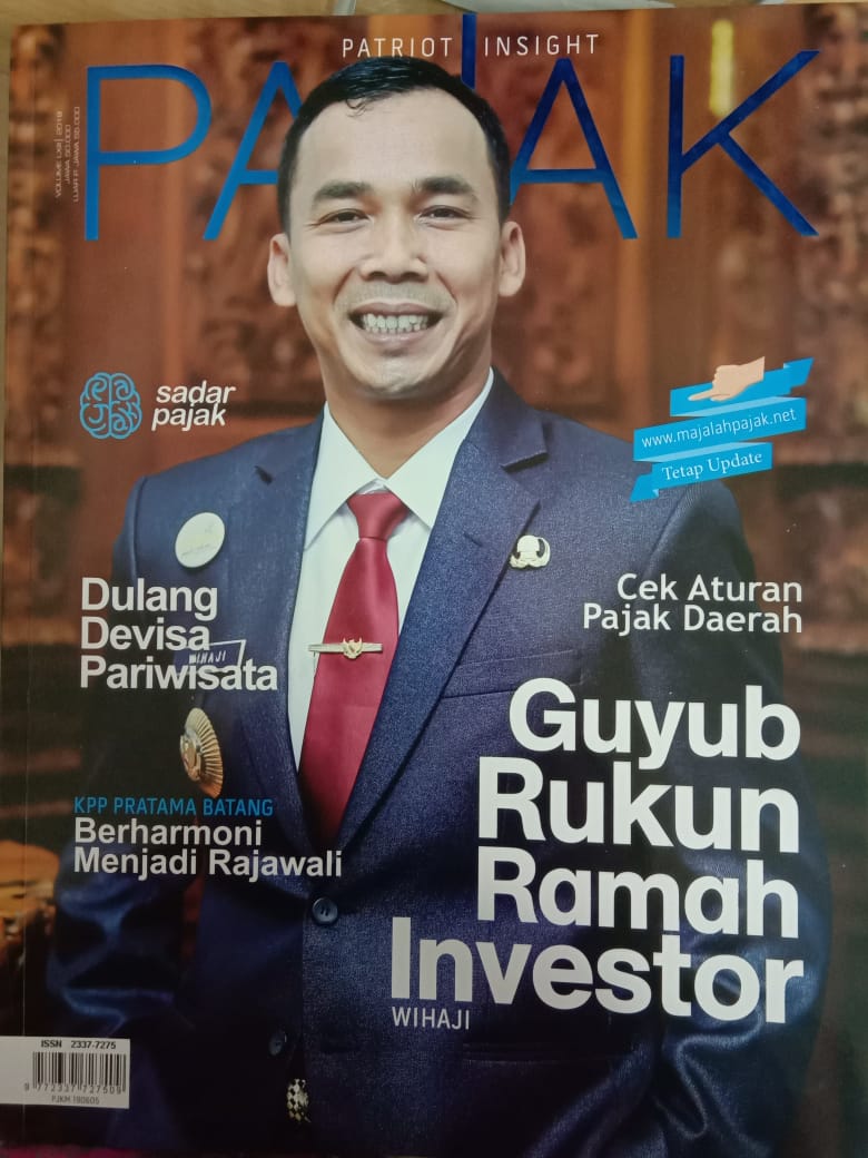 Cover Patriot Insight Pajak Vol. LXIII 2019