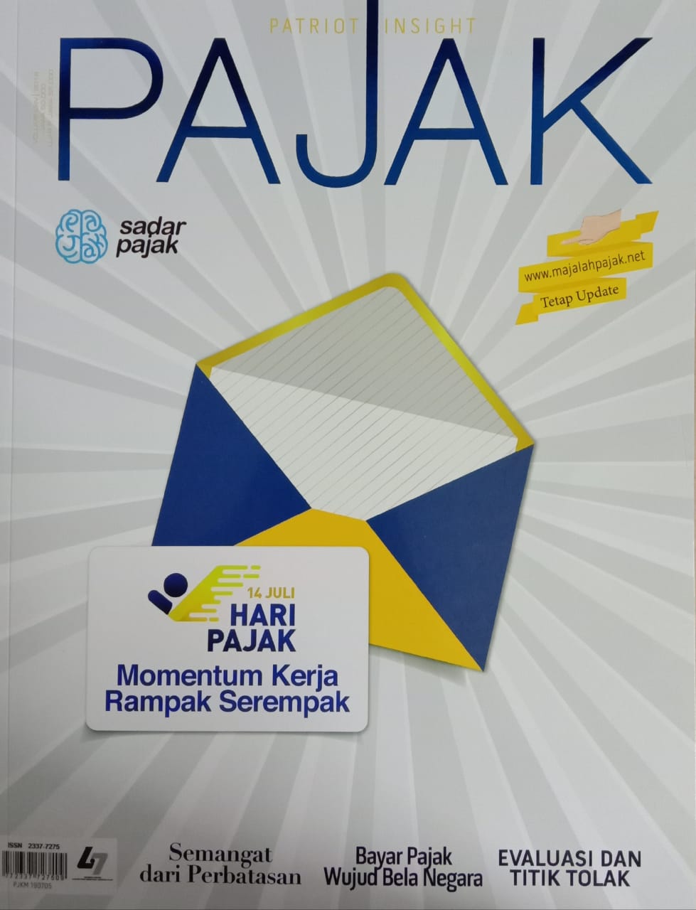 Cover Patriot Insight Pajak Vol. LXIV 2019
