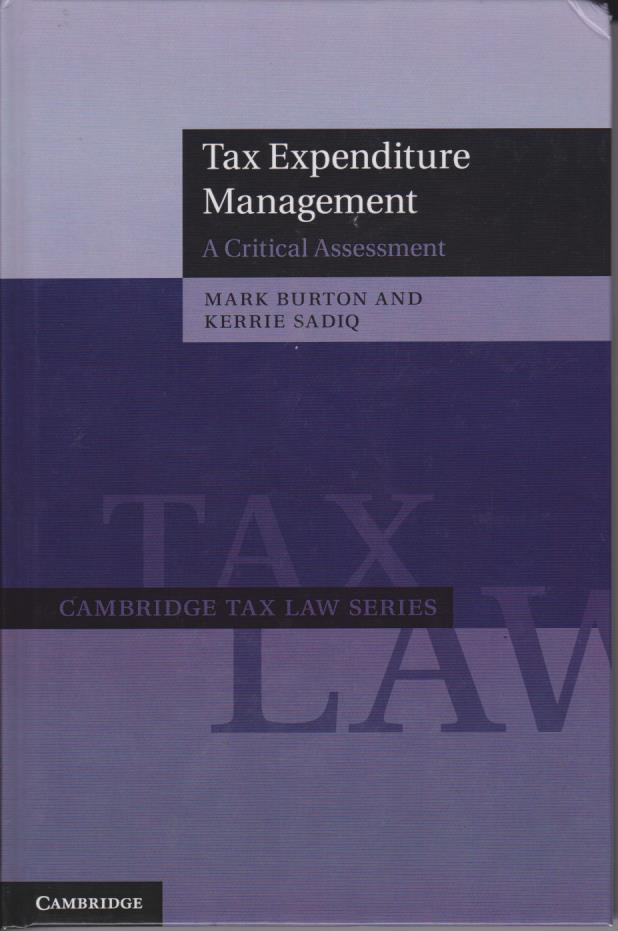 Cover Tax Expenditure Management: A Critical Assessment