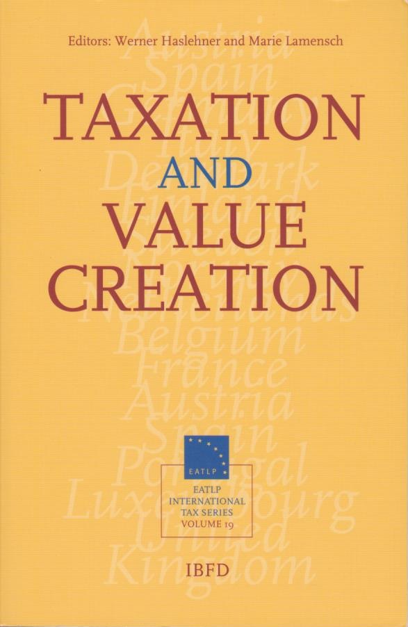 Cover Taxation and Value Creation
