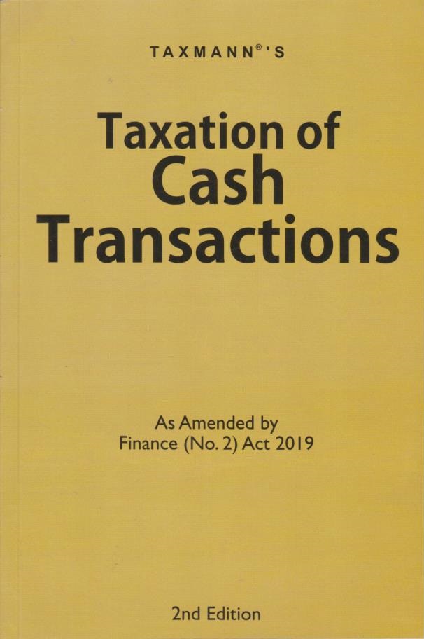 Cover Taxation of Cash Transactions