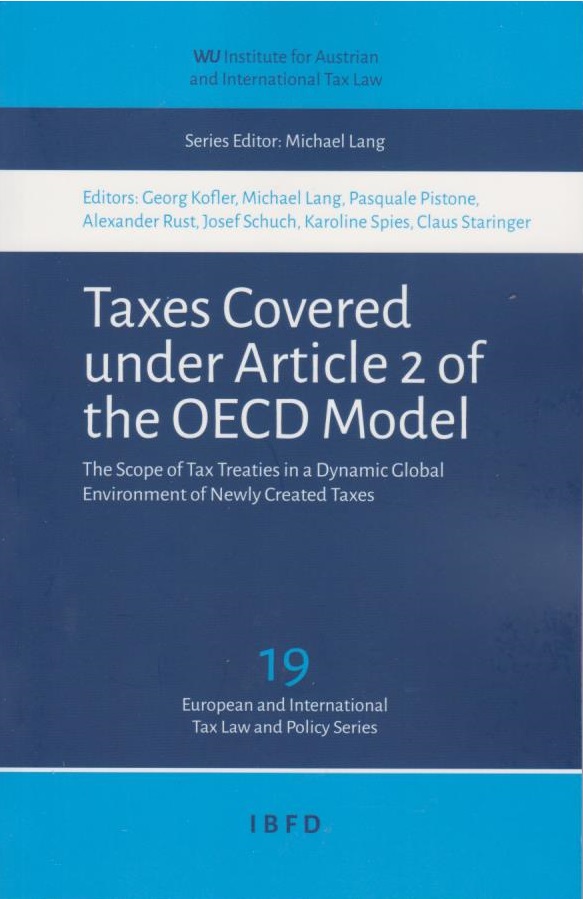 Cover Taxes Covered under Article 2 of the OECD Model