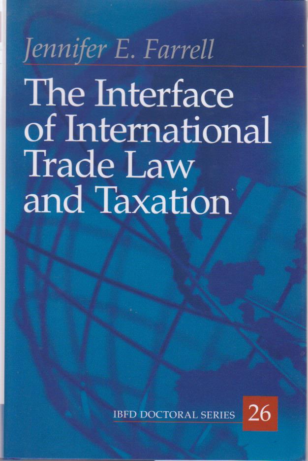 Cover The Interface of International Trade Law and Taxation