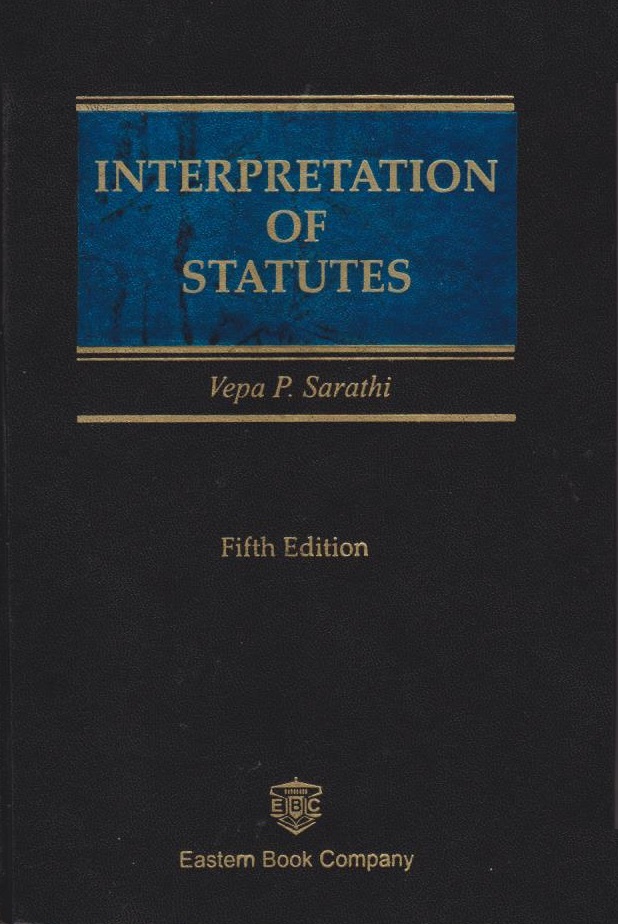 Cover The Interpretation of Statutes 5th ed