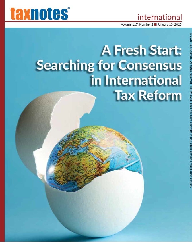 Cover Tax Notes International: Volume 117, Number 2, Jan 13, 2025
