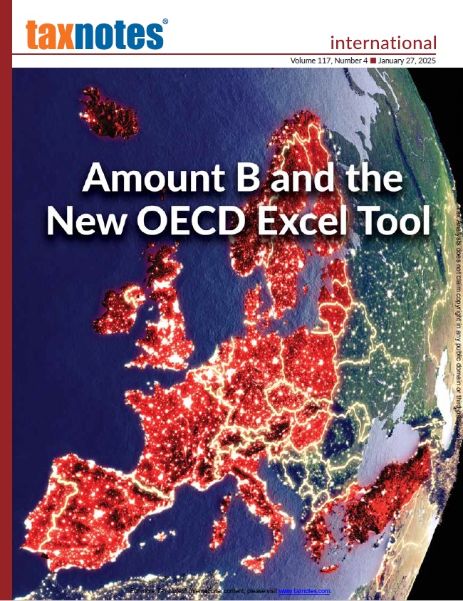 Cover Tax Notes International: Volume 117, Number 4, Jan 27, 2025