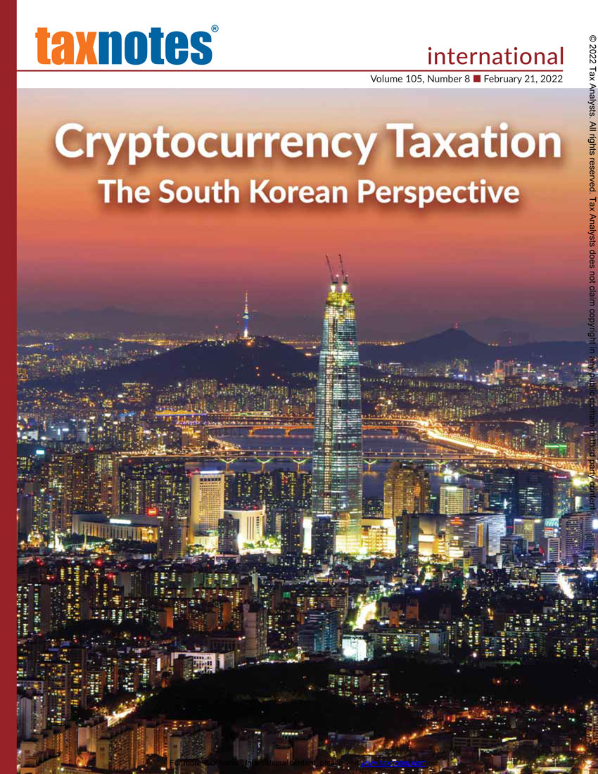 Tax Notes International: Volume 105, Number 08, February 21, 2022