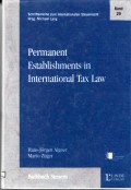 Permanent Establishment in International Tax Law