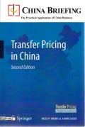 Transfer Pricing in China