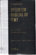 Selected Orders of ITAT