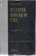 Selected Orders of ITAT