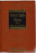 Direct Taxes Digest with Judicial Analysis 1998-2003