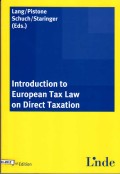 Introduction to European Tax Law on Direct Taxation