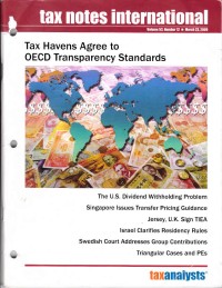Tax Notes International: Volume 53 Number 12, March 23, 2009