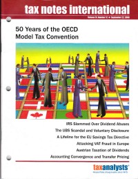 Tax Notes International: Volume 51, Number 12, September 22, 2008