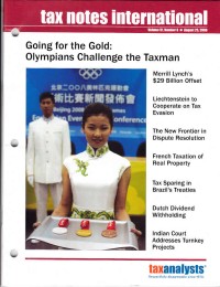 Tax Notes International: Volume 51, Number 8, August 25, 2008
