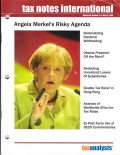 Tax Notes International: volume 54, Number 8, May 25, 2009