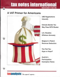 Tax Notes International: Volume 55, Number 4, July 27, 2009