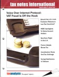 Tax Notes International: Volume 57, Number 12, March 22, 2010