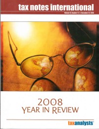 Tax Notes International: Volume 52 Number 12, December 22, 2008