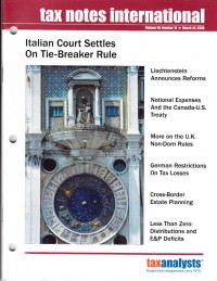 Tax Notes International: Volume 49 Number 12, March 24, 2008