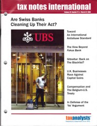 Tax Notes International: Volume 49 Number 13, March 31, 2008