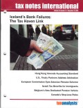 Tax Notes International: Volume 52 Number 6, November 10, 2008