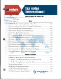 Tax Notes International: Volume 48, Number 2, October 8, 2007